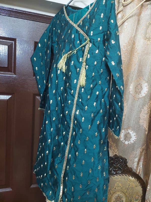 mixed fabric suit 9