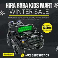 Kids Cars | Winter Sale | Kids Jeep | Battery Operated Jeep | Double