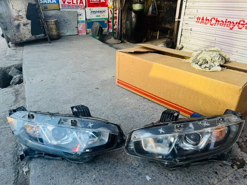 Genuine Civic 2017 headlights 6