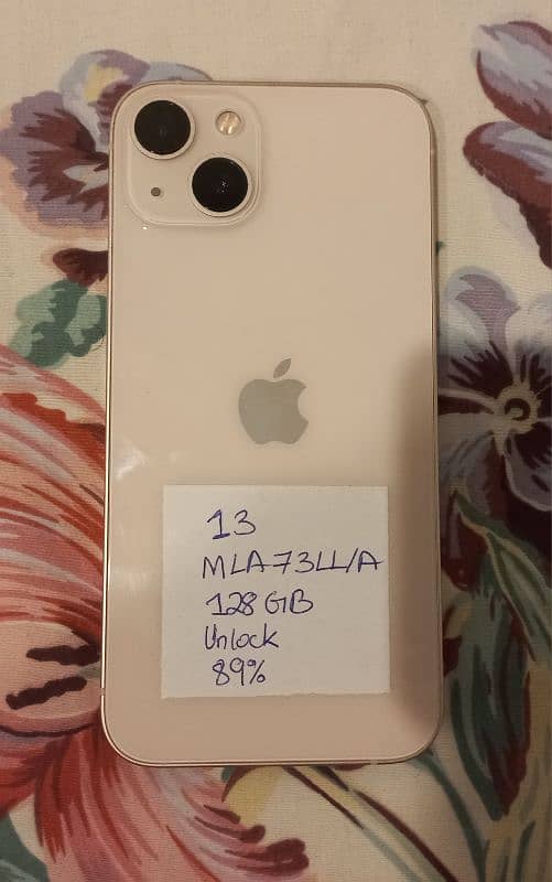 iPhone 13 128GB Non PTA SIM Time Available 0