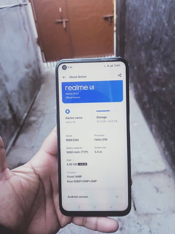 Realme narzo 50 ONLY FONE 4