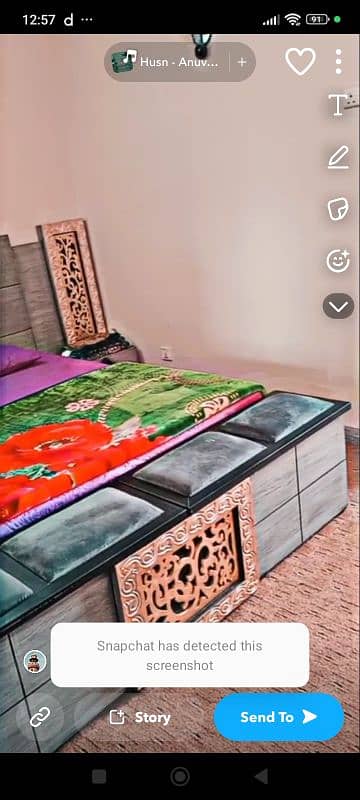 full bed set with dressing table  . . . 1