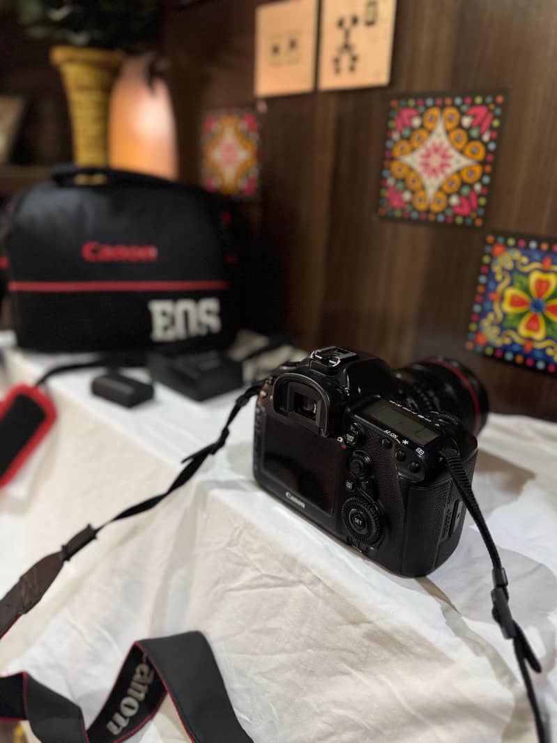 canon 5d mark iv with Canon 24-105 Lens + charger 6