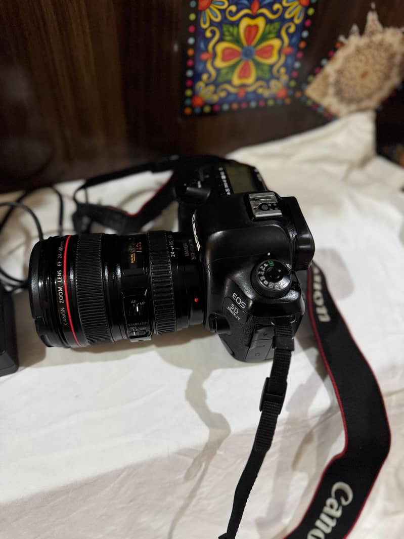 canon 5d mark iv with Canon 24-105 Lens + charger 9