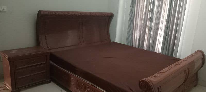 full king size bed full new less than month used 3