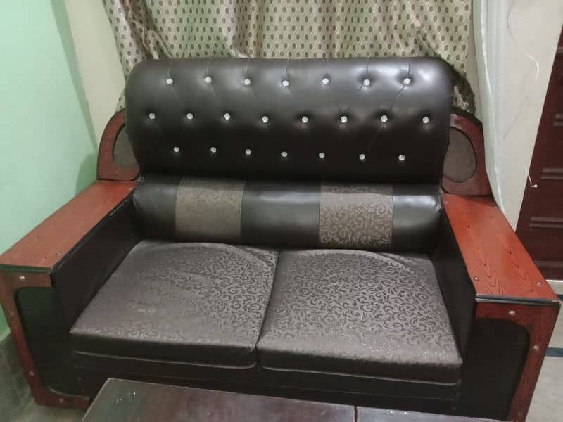 6 seater good condition sofa set    for contact 03114516549 1