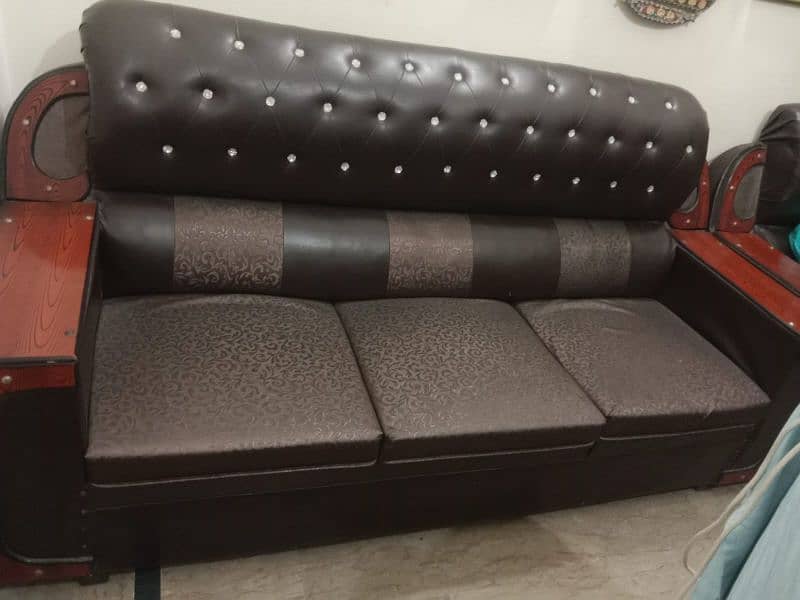 6 seater good condition sofa set    for contact 03114516549 2