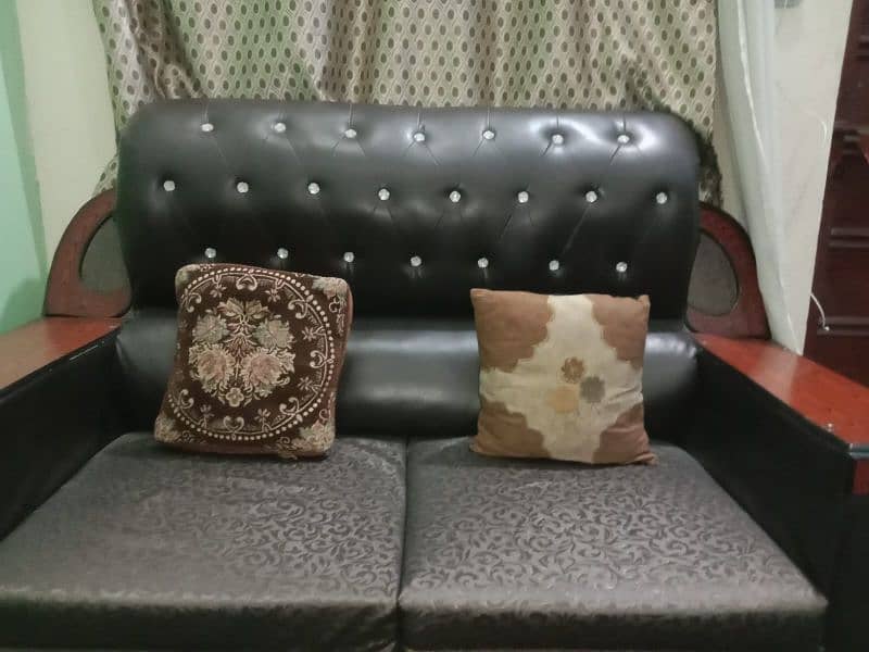 6 seater good condition sofa set    for contact 03114516549 4