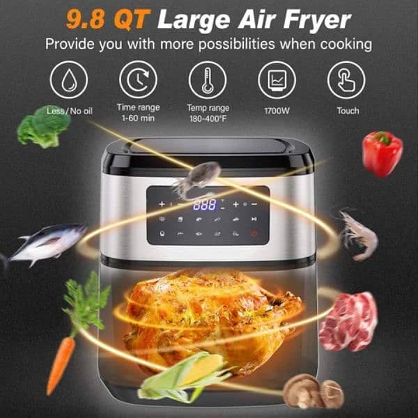 PHILIPS HD9725 Imported MasterChef Airfryer 7 Liter 1700W 1