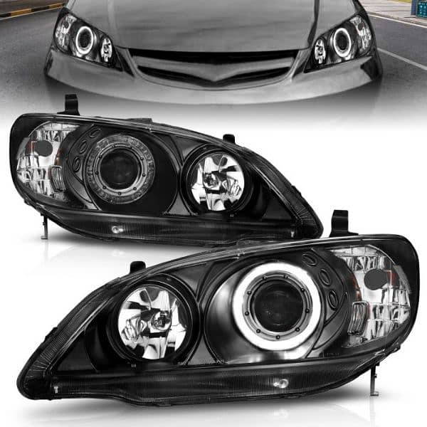 Projector lights for corolla and civic 3