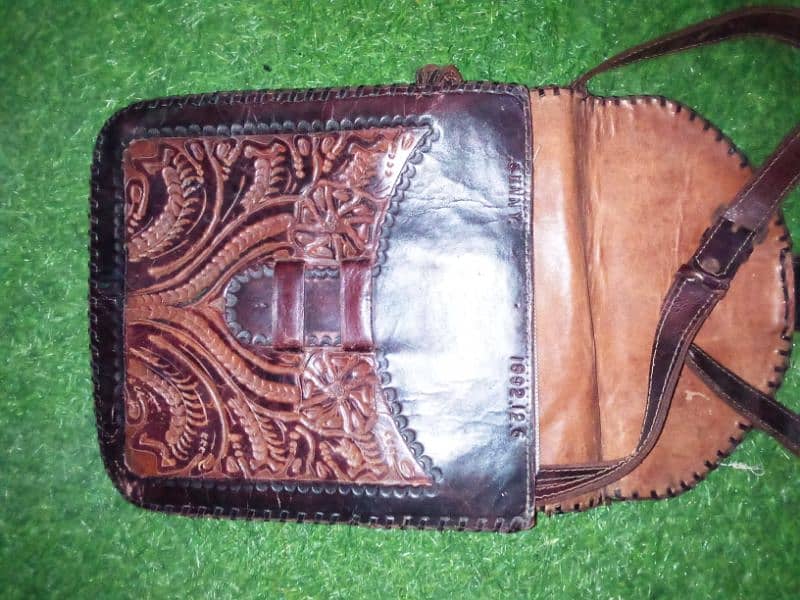 Ertugrul Style Vantage Historic Leather Bag Mfg. date: 1992 2