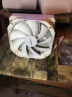 DeepCool-AS500 PLUS WHITE cpu cooler Corsair ML140 140mm fans twinpack