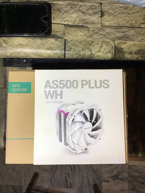 thermalright phantom spirit 120 cpu cooler DeepCool-AS500 PLUS WHITE 6