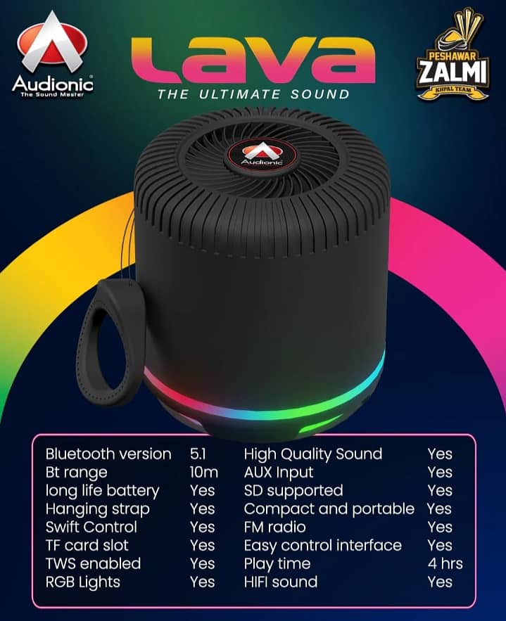 Lava Bluetooth speaker audionic 1