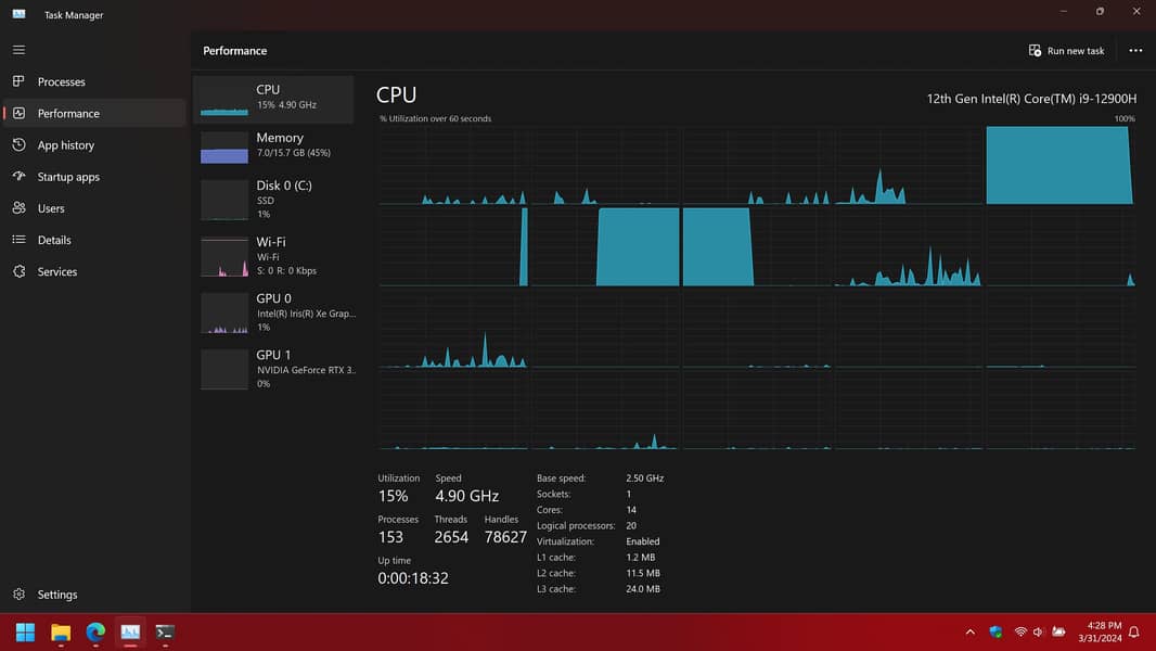 HP Omen 16 Gaming - Intel i9-12900H - 165Hz 1440p Screen 6