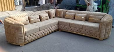 L shape sofa set