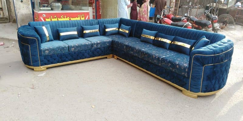 L shape sofa set 2