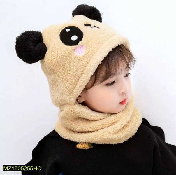 kids winter cap with neck warmer free delievery 0