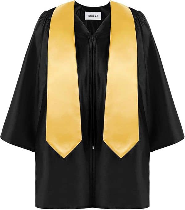 children kids graduation gown cap stole and tussle 5