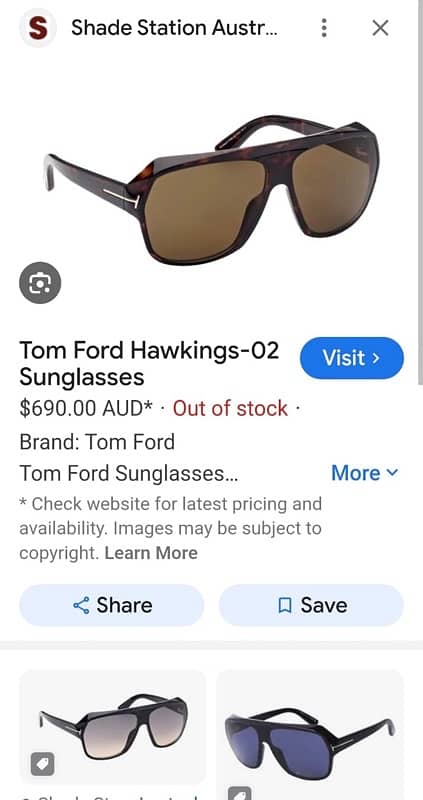 Branded Glasses for Men TOMFORD 5