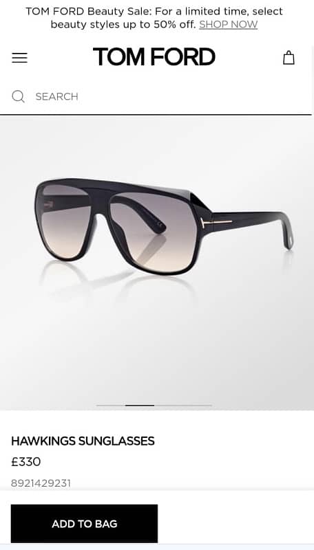 Branded Glasses for Men TOMFORD 6