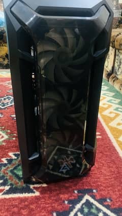 antec DF600 with 2 cooloer master fans and uphere gpu supporter