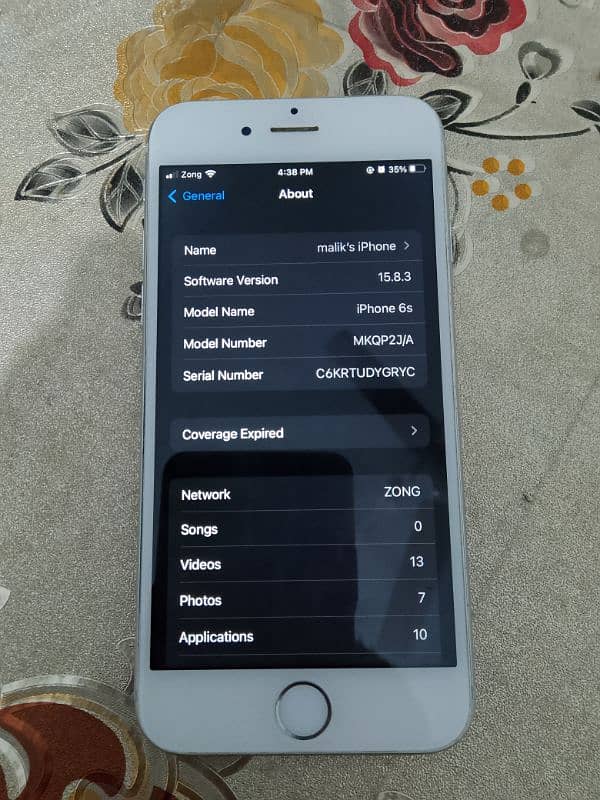 Iphone 6s 64 gb PTA Approved 7