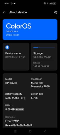 Oppo Reno 11F 5G