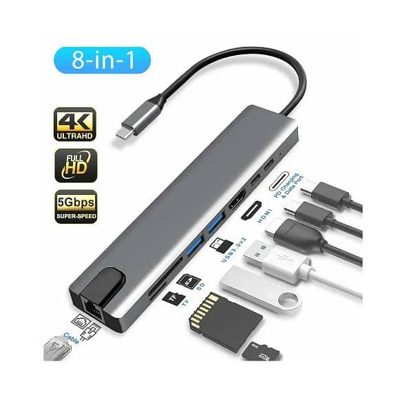 USB C To HDTV Multifunction Adapter 0