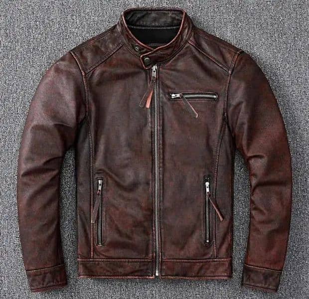 Real Leather Jacket / WhatsApp 00923001377230 4