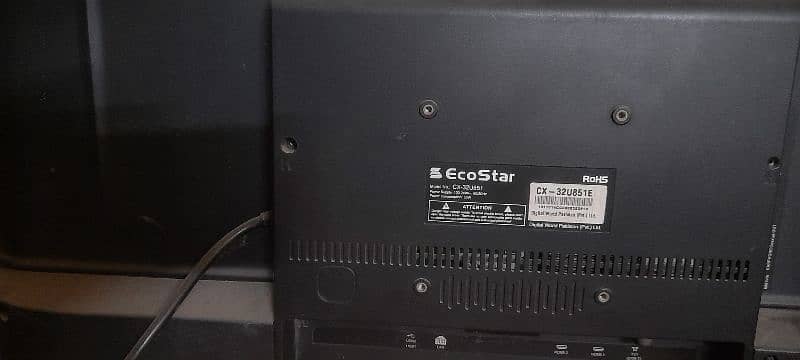 ECOSTAR 32 INCH LED FOR SALE - MODEL CX32U851 2