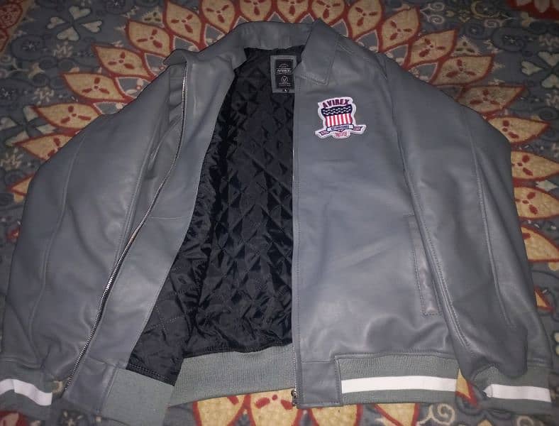 Real Bomber American Flight Icon Leather Inspiration Jacket 1