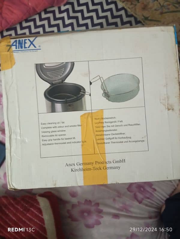 anex deep fryer brand German brand 2