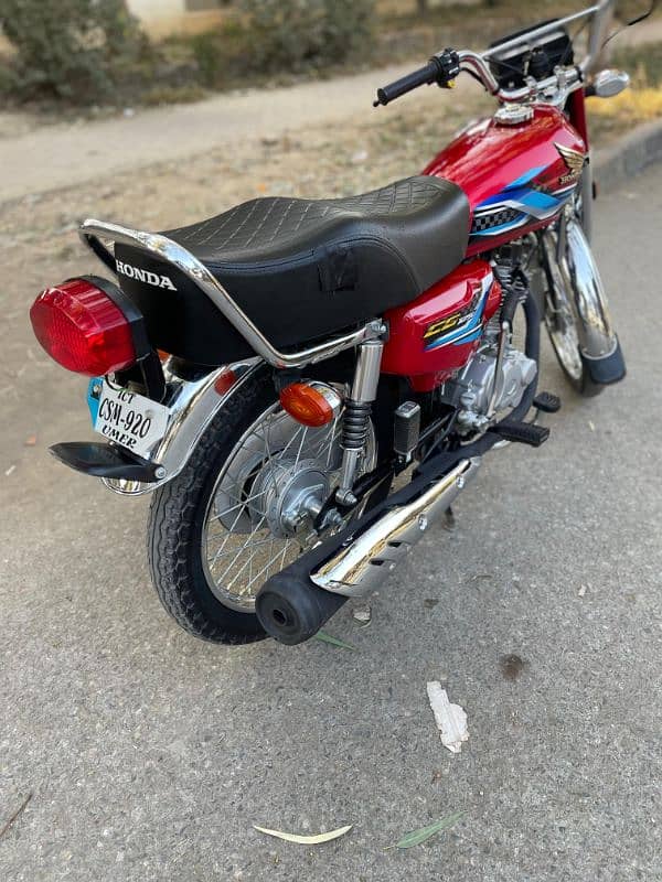 Honda 125, 2024 model Islamabad nmbr 2