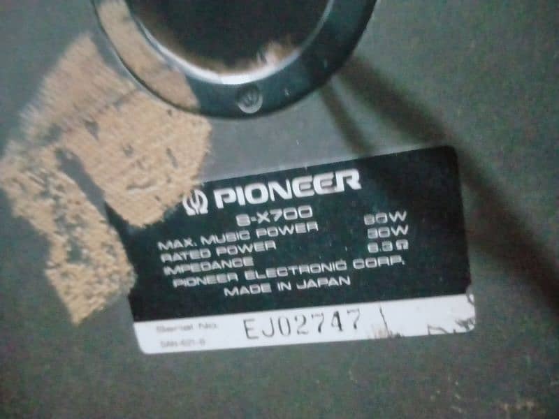 Pioneer S-X 700 TURBO PRO Speakers Japani Like Sansui Kenwood Technics 4