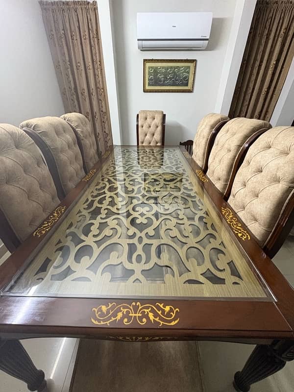 8 seater dining table for sale urgent 2