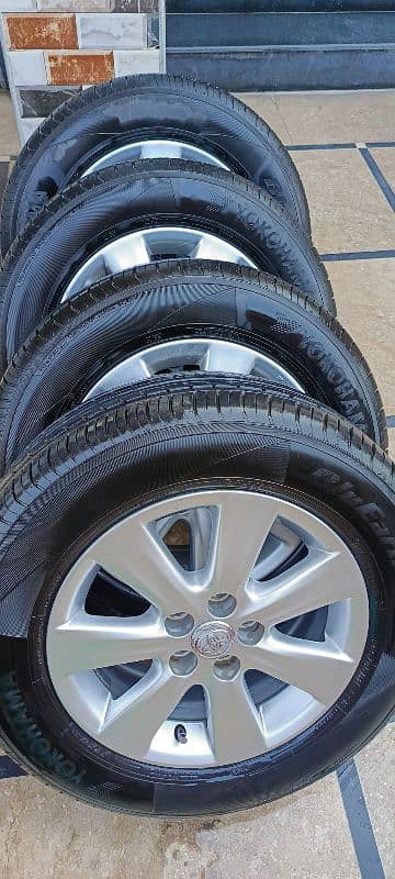 Altis Alloy rims and 205/65/15 Yokohama BlueEarth tyres 1