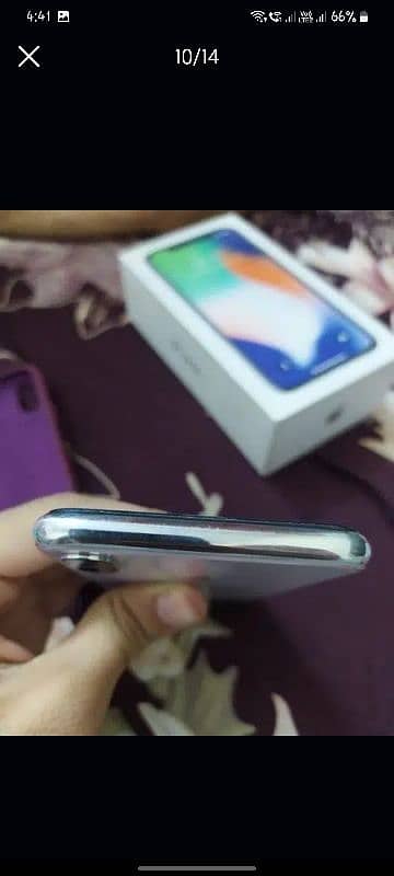 Iphone x 256 PTA with Box 2