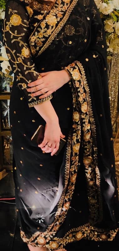 Black Formal Collection Saree is for Sale in 4000 0