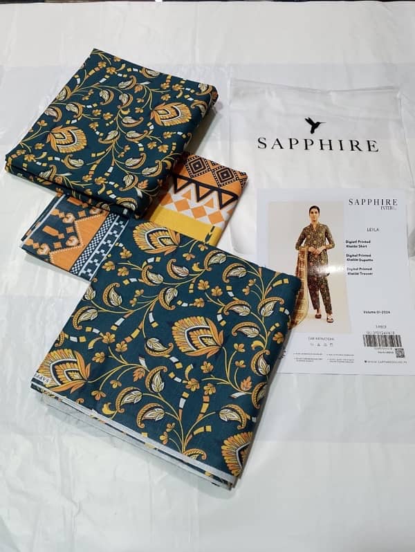 SAPPHIRE KHADDAR 3pc unstitched 9