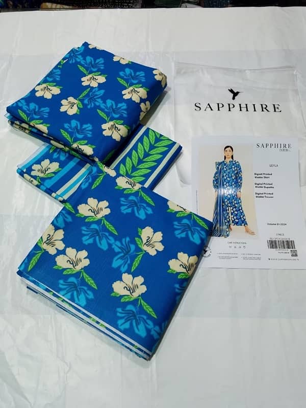 SAPPHIRE KHADDAR 3pc unstitched 17