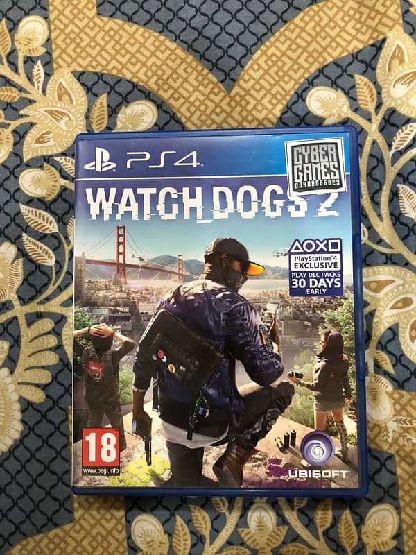 Watch Dogs 2 Ps4 Disc 0