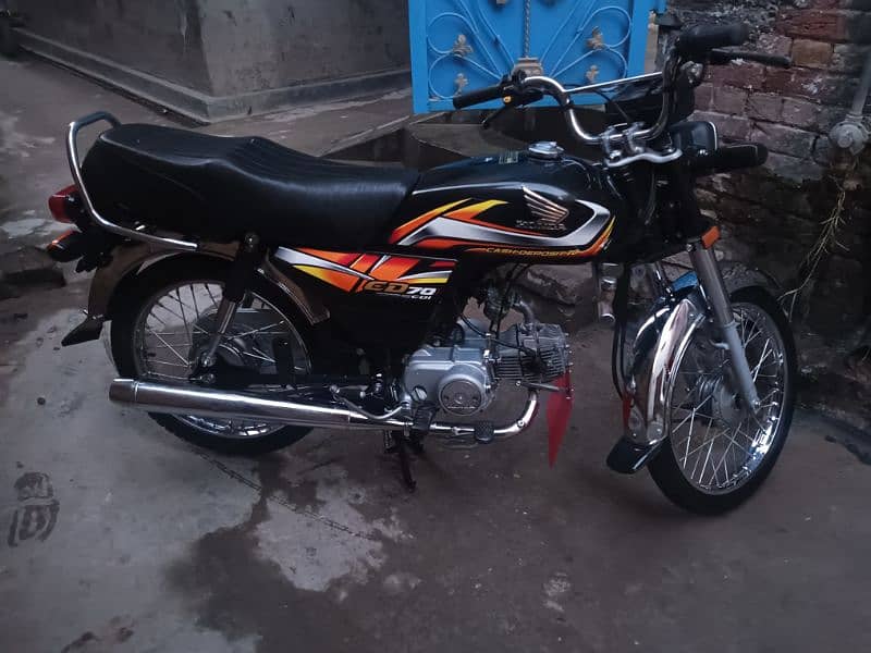 Honda CD 70 (2022) good condition 1