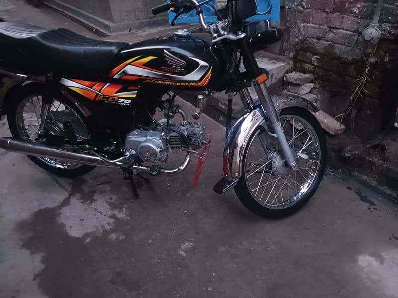 Honda CD 70 (2022) good condition 3