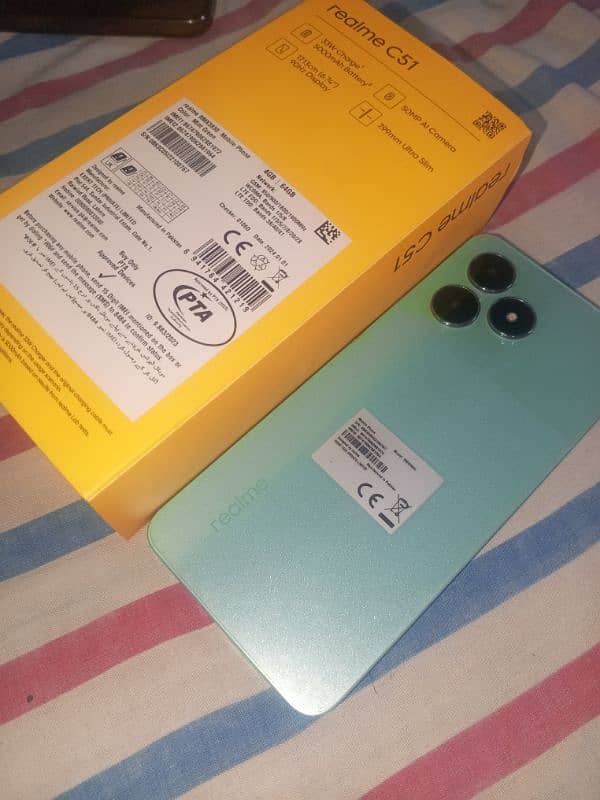 Realme C51 with box and 33W Charger 6