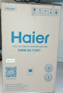 Brand New untouch Haier Automatic washing machine