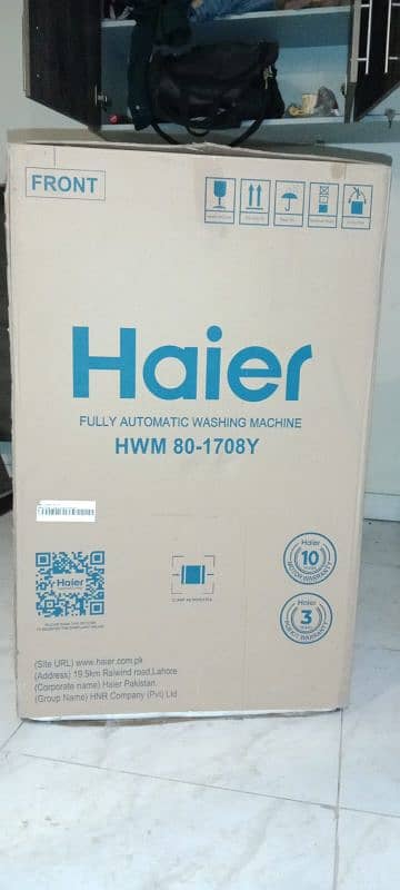 Brand New untouch Haier Automatic washing machine 1