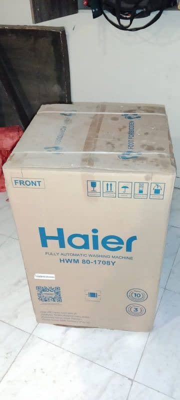 Brand New untouch Haier Automatic washing machine 2