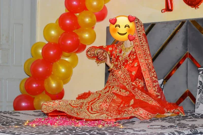 Medium size bridal langha 0