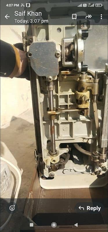 silai machine company name Adler de luxe for sell 10by9 condition 2